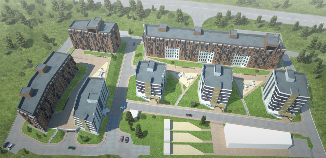 "Opalikha-Village" residential area. Project, 2014 � Arkhitekturium