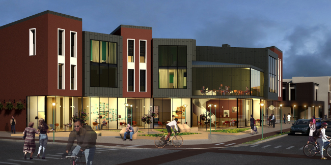 Concept of the low-rise residential complex in Sestroretsk. Project, 2012 � Arkhitekturium