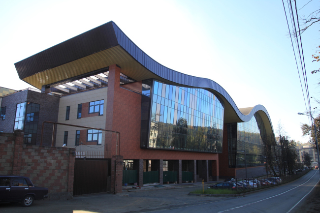 Multifunctional sports and community center in "Novogorsk Olympic Village". Construction, 2013  Arkhitekturium