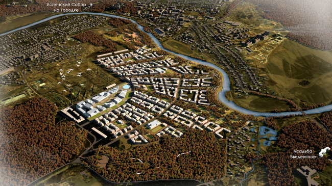 Integrated territory development in Zvenigorod. Master plan, 2014 � Arkhitekturium