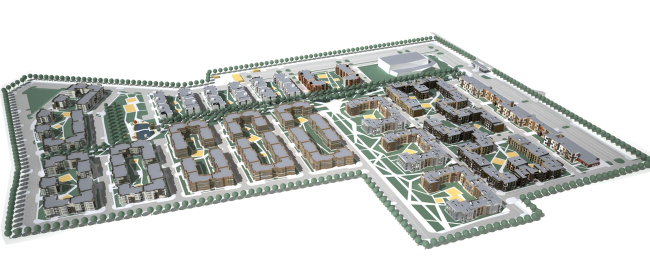 Low-rise buildings in Dmitrovskoe. Master plan � Arkhitekturium