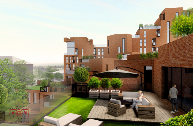 Concept of the residential development in Moscow. Project, 2016 � Sergey Estrin Architects