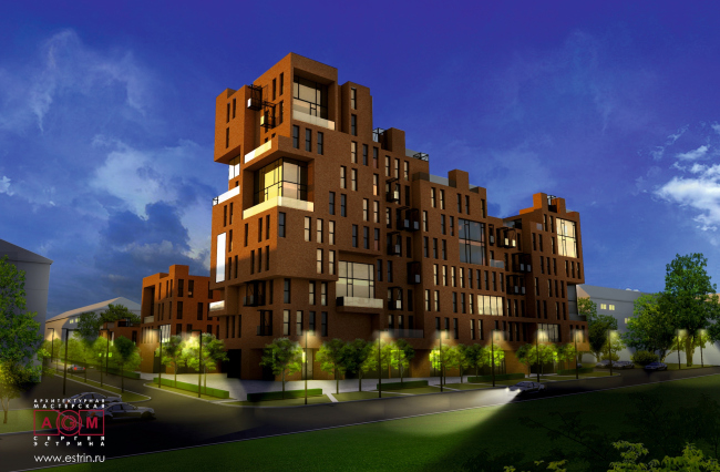 Concept of the residential development in Moscow. Project, 2016 � Sergey Estrin Architects