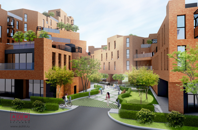 Concept of the residential development in Moscow. Project, 2016 � Sergey Estrin Architects
