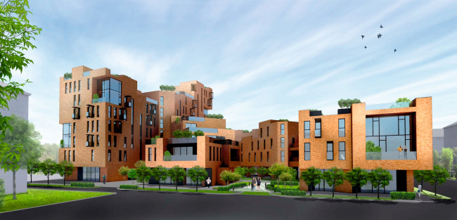 Concept of the residential development in Moscow. Project, 2016 � Sergey Estrin Architects