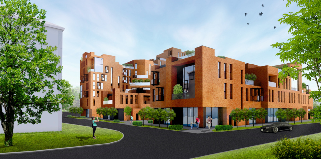 Concept of the residential development in Moscow. Project, 2016 � Sergey Estrin Architects
