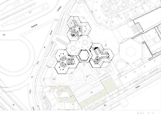 �������� Pont de Sèvres �� �������������. ���� � Dominique Perrault Architecte /Adagp