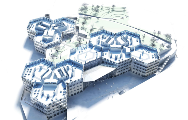 �������� CityLights � Dominique Perrault Architecture /Adagp