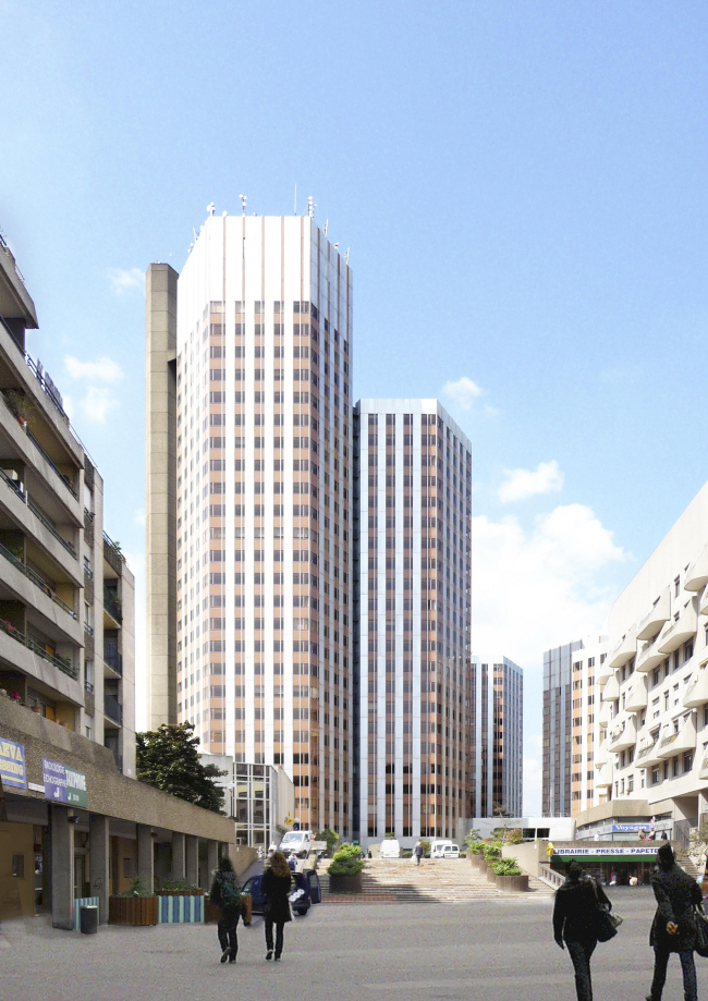 �������� Pont de Sèvres �� ������������� � Dominique Perrault Architecte /Adagp