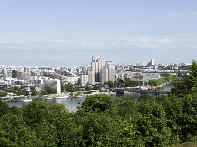 �������� Pont de Sèvres �� ������������� � Dominique Perrault Architecte /Adagp