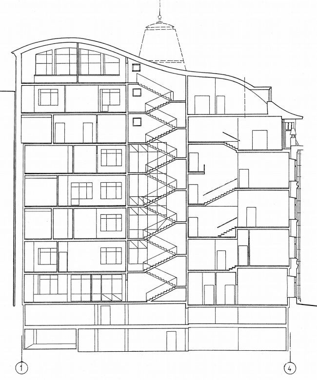 Реконструкция жилого дома, Афанасьевский переулок © Архитектурное бюро Асадова