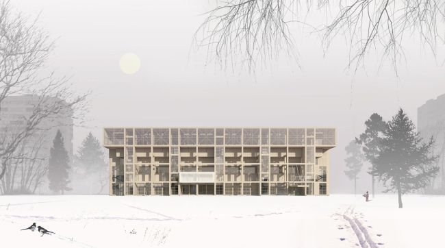 Sports and recreation complex of the judo school. Project, 2016 � Studio 44