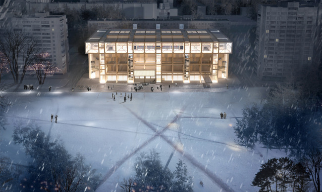 Sports and recreation complex of the judo school. Project, 2016  Studio 44