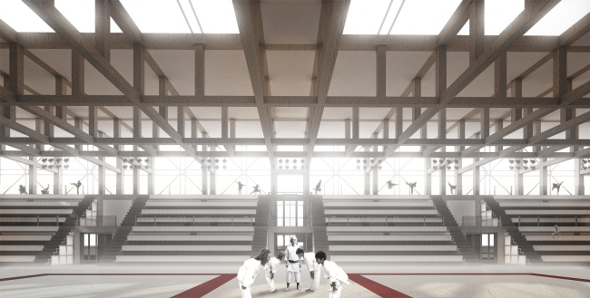 Sports and recreation complex of the judo school. Project, 2016  Studio 44