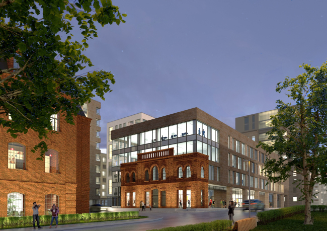 The concept of a multifunctional housing project on the Bolshaya Pochtovaya Street � "ABV Group" architects