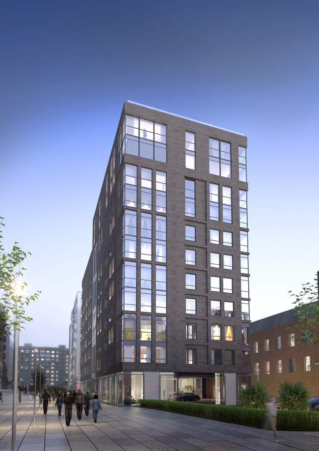 The concept of a multifunctional housing project on the Bolshaya Pochtovaya Street � "ABV Group" architects