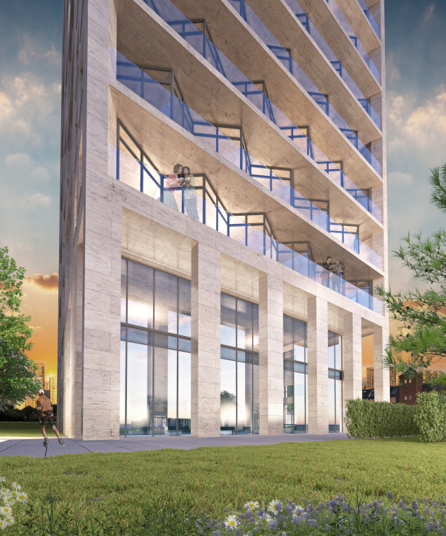 The concept of a multifunctional housing project on the Bolshaya Pochtovaya Street � "ABV Group" architects