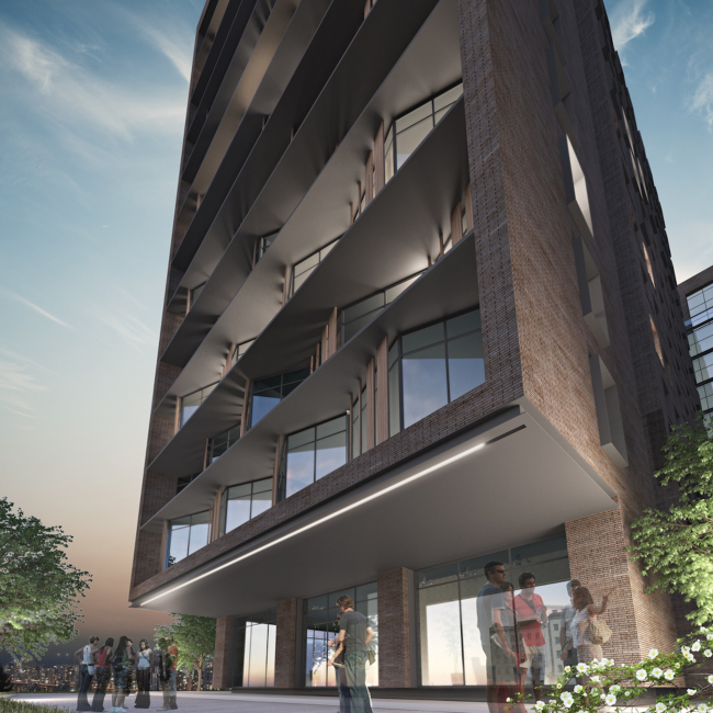 The concept of a multifunctional housing project on the Bolshaya Pochtovaya Street � "ABV Group" architects