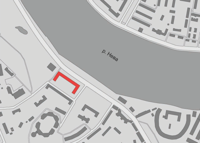 Multifunctional housing project "Megalit". Location plan � Eugene Gerasimov and Partners