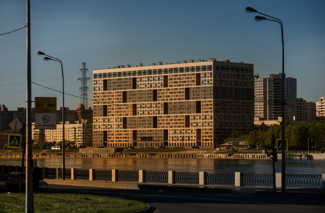 Многофункциональный жилой комплекс «Мегалит». Постройка, 2016 © Евгений Герасимов и партнеры