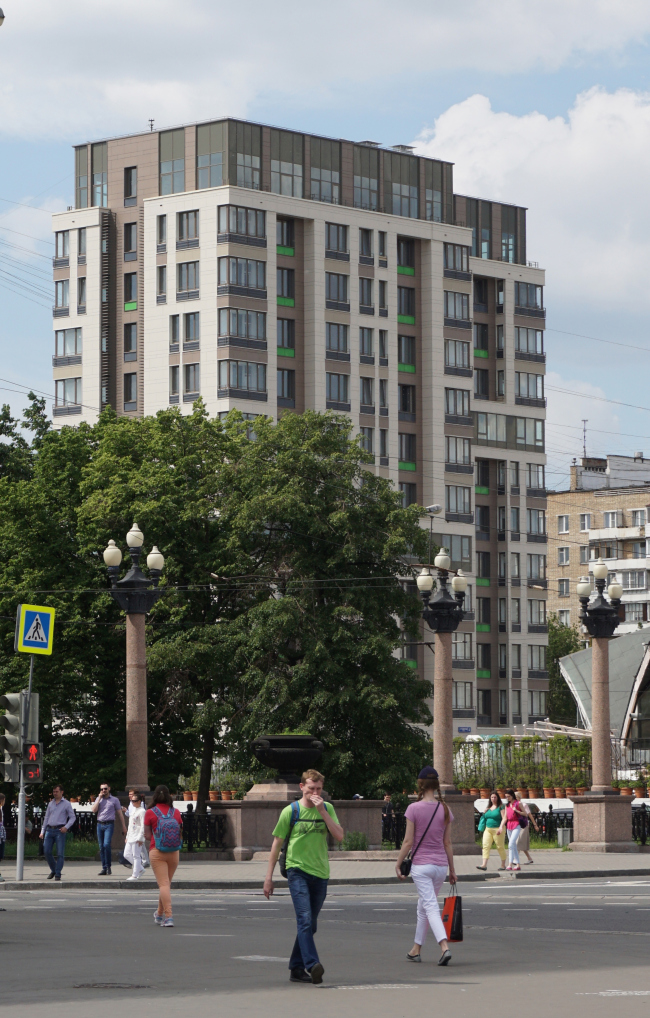 The residential project on the 2nd Samarinskaya Street. Construction, 2016  GrandProjectCity