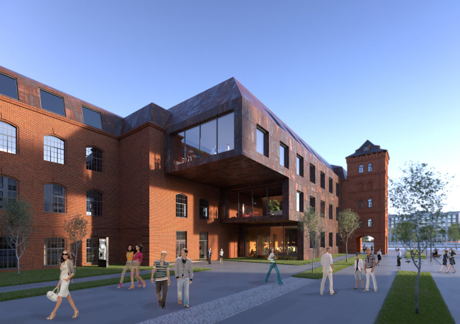 The concept of a multifunctional housing project on the Bolshaya Pochtovaya Street � "ABV Group" architects