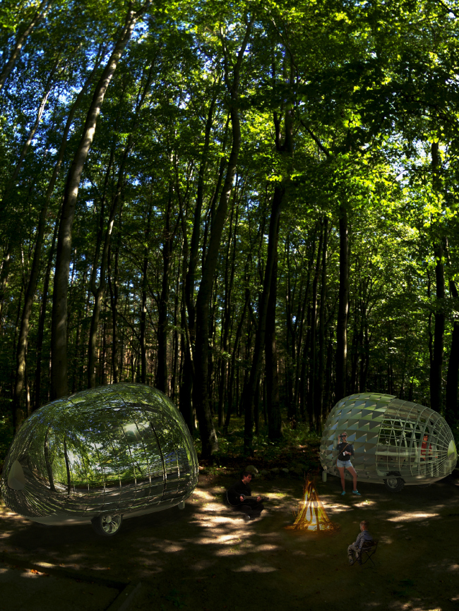 An Anywhere Nights Stay / Sebastian Murillo Nader, Adolfo Fajardo Bernal, Regina Cortés Garza � Non Architecture Competitions