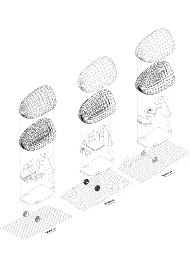 An Anywhere Nights Stay / Sebastian Murillo Nader, Adolfo Fajardo Bernal, Regina Cortés Garza  Non Architecture Competitions