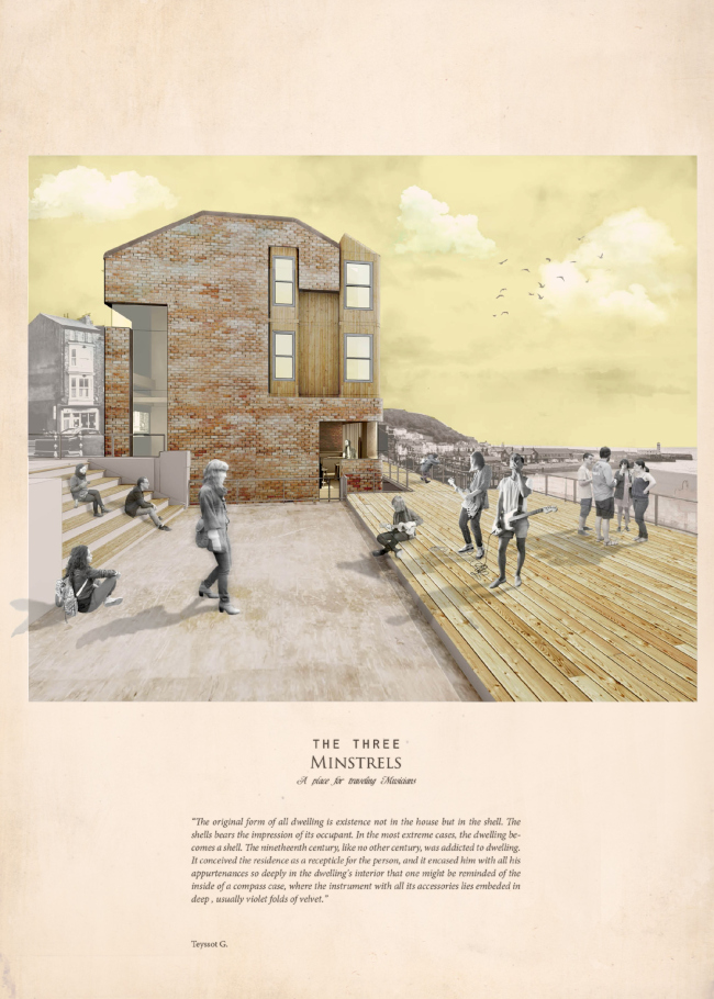 The Three Minstrels / John Chia � Non Architecture Competitions
