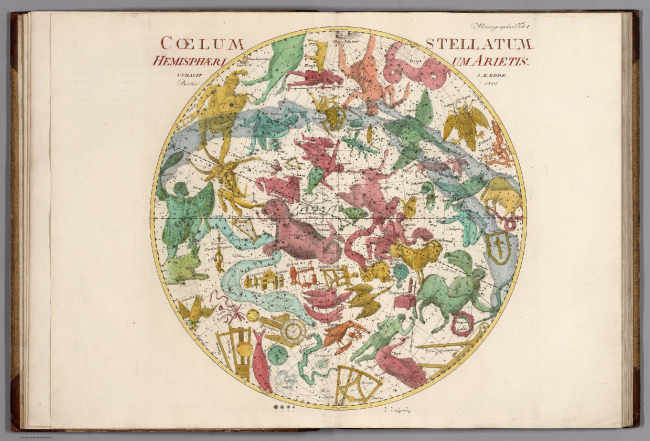   ,   (1801) / I. Coelum Stellatum Hemisphaerium Arietis. Johann Elert Bode /    davidrumsey.com