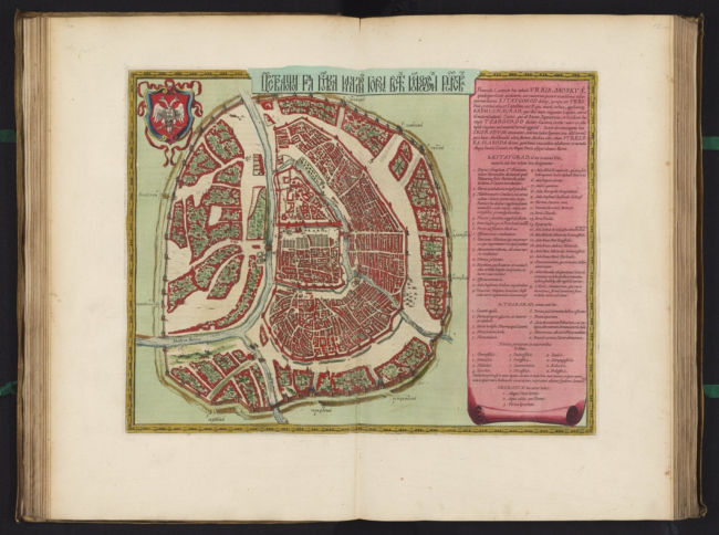 ����� ������ (1665) /... hac tabulam Vrbis Moskvae. Joan Blaeu / ����������� � ����� davidrumsey.com