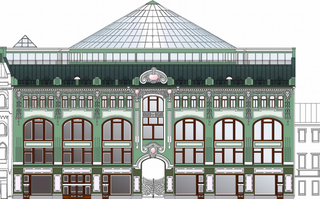 Реконструкция здания Центральной избирательной комиссии РФ © Архитектурное бюро Асадова