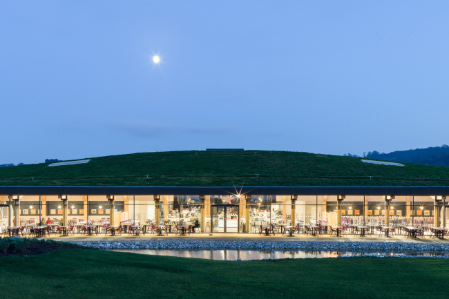   Gloucester Services  , . 
Glenn Howells Architects.   Paul Miller