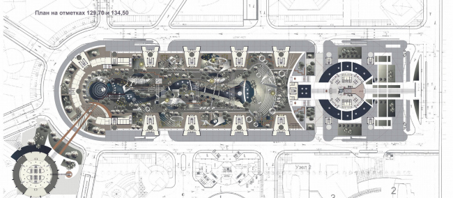 Комплекс центрального ядра «Москва-Сити» © Архитектурное бюро Асадова