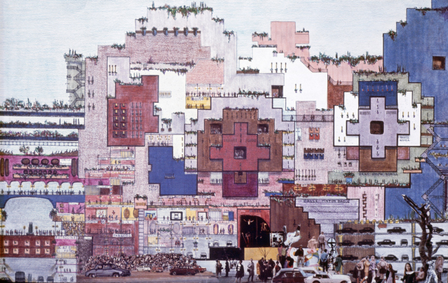 City in the Space,  . 1970  Ricardo Bofill Taller Arquitectura 