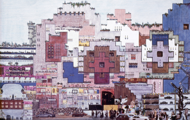 City in the Space, ������������ �����. 1970 � Ricardo Bofill Taller Arquitectura 