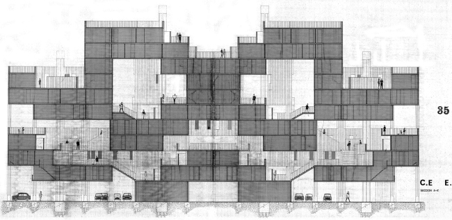 City in the Space, ������������ �����. 1970 � Ricardo Bofill Taller Arquitectura 