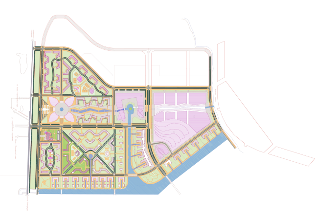 The headquarters of Baltic Pearl LTD. Location plan  Sergey Tsytsin Architects