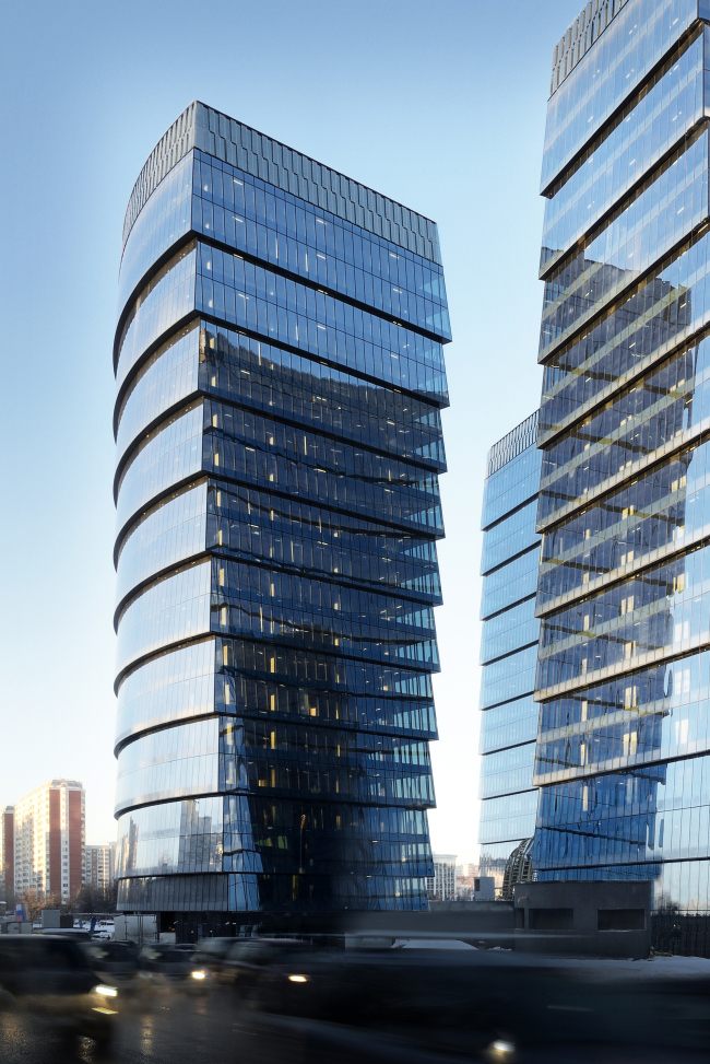 Multifunctional complex "Lotus". Construction 2011-2014. Photograph � Aleksey Naroditskiy