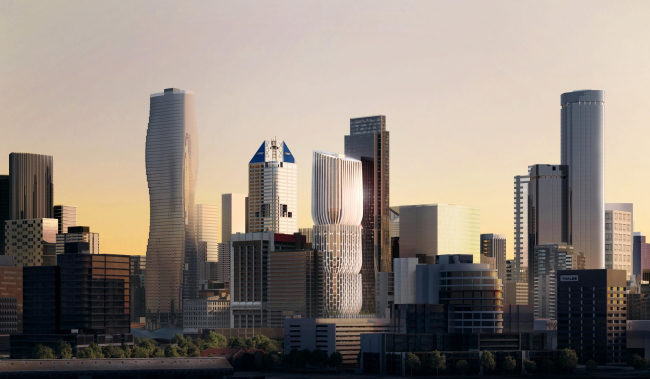 ����� 600 Collins Street. �����������: VA � Zaha Hadid Architects