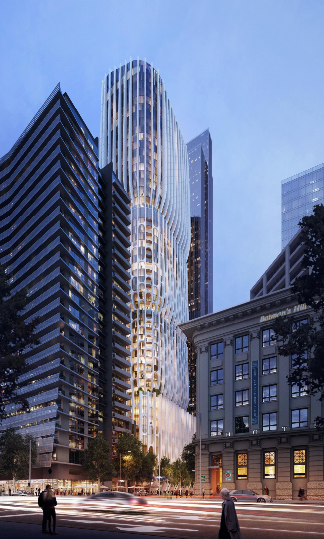 ����� 600 Collins Street. �����������: VA � Zaha Hadid Architects