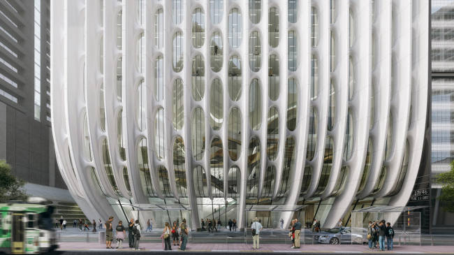 ����� 600 Collins Street. �����������: VA � Zaha Hadid Architects