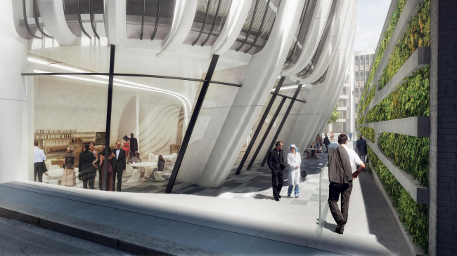 ����� 600 Collins Street. �����������: VA � Zaha Hadid Architects