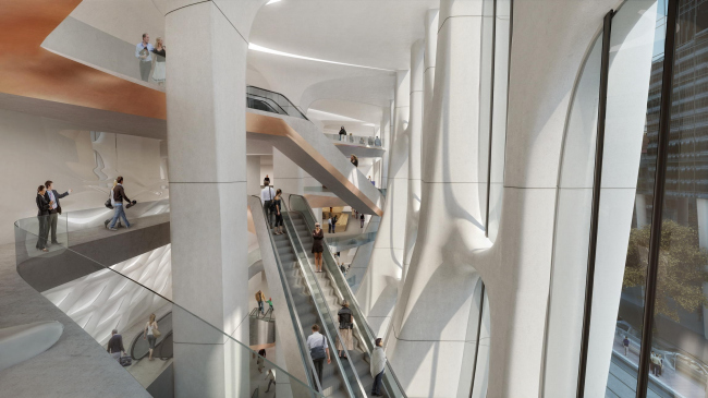 ����� 600 Collins Street. �����������: VA � Zaha Hadid Architects
