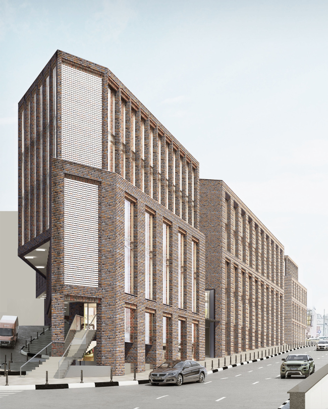 Multifunctional complex on the Zemlyanoy Val Street. Project, 2014 � Ginsburg Architects