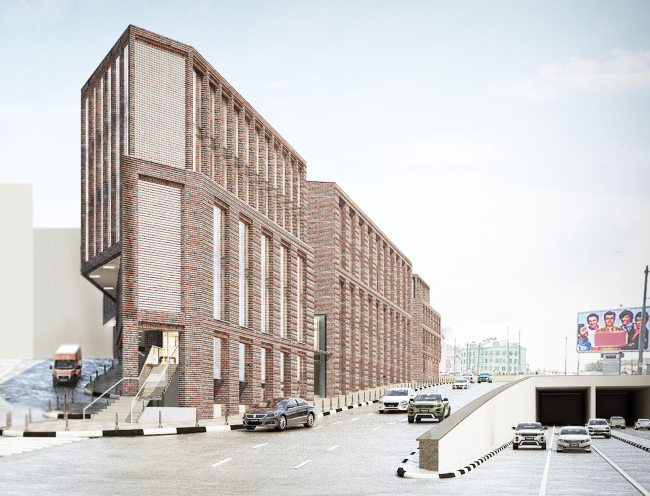 Multifunctional complex on the Zemlyanoy Val Street. Project, 2014 � Ginsburg Architects