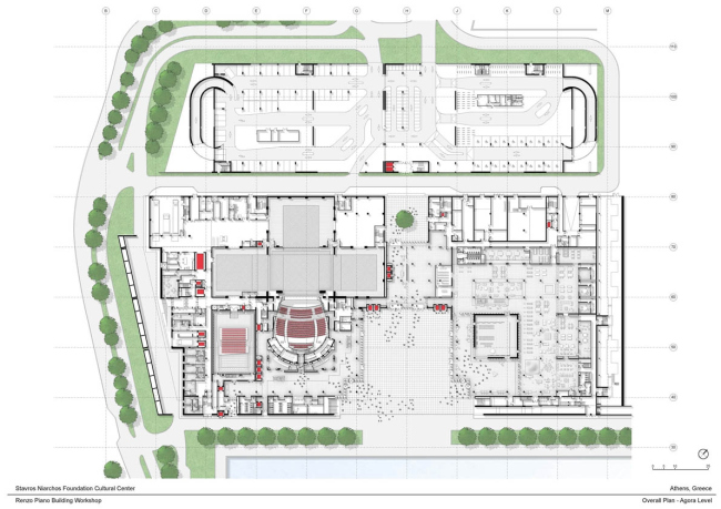 Культурный центр Фонда Ставроса Ниархоса © Renzo Piano Building Workshop