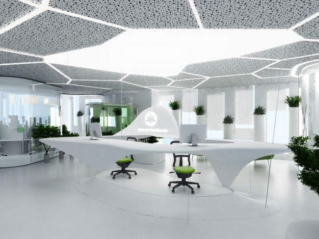 Концепция офисного пространства для компании Kimberly-Clark