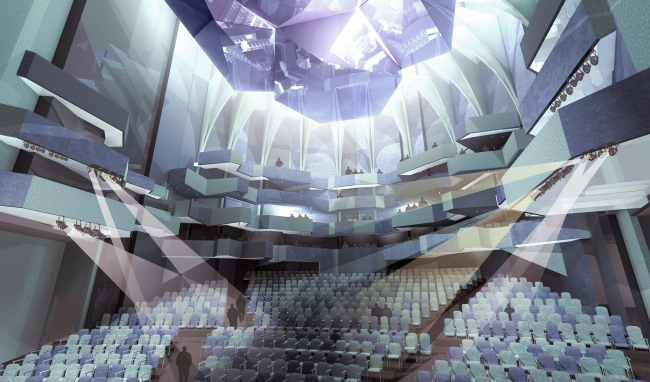 Музыкальный театр «Балтийский форум» © Архитектурное бюро Асадова