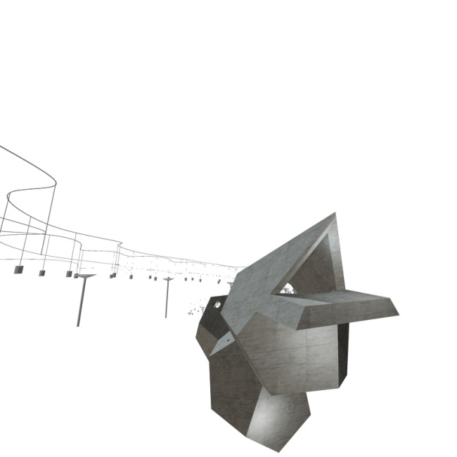 "Home for Shakespeare" contest project. Author: Esbergen Sabitov. A shot from the movie. The bunker. 2016 � Wowhaus